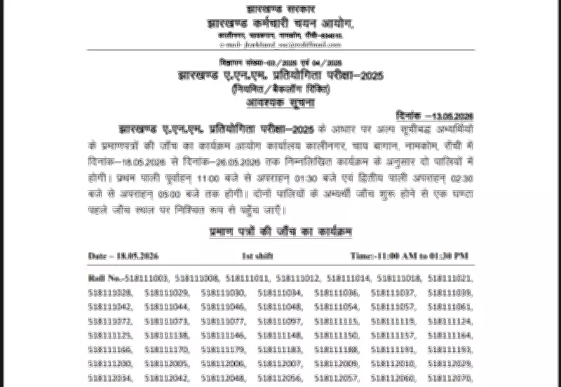 JSSC Declares JANMCE 2025 Result for 3,181 ANM Posts