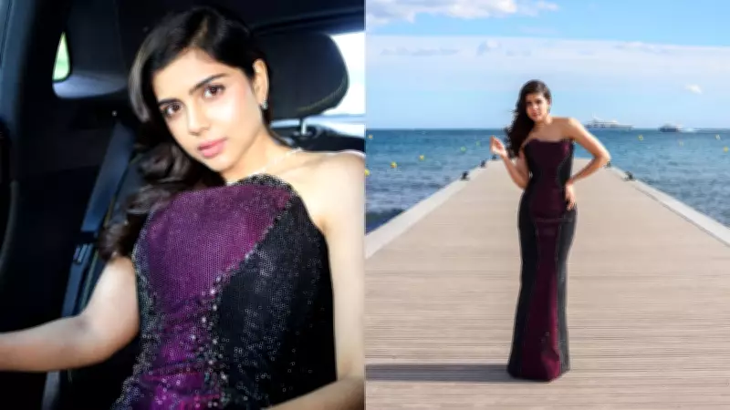 Kalyani Priyadarshan Makes Stunning Cannes Debut in Purple Gown