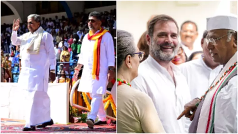 Karnataka Power Tussle: Congress Brass Meets Siddaramaiah, Shivakumar
