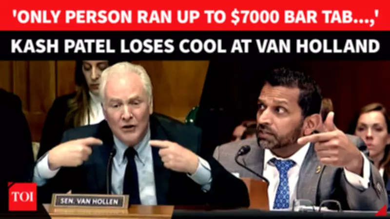 Kash Patel Fires Back at Senator Over Drinking Allegations: 'You Drink Margarita With Rapists'