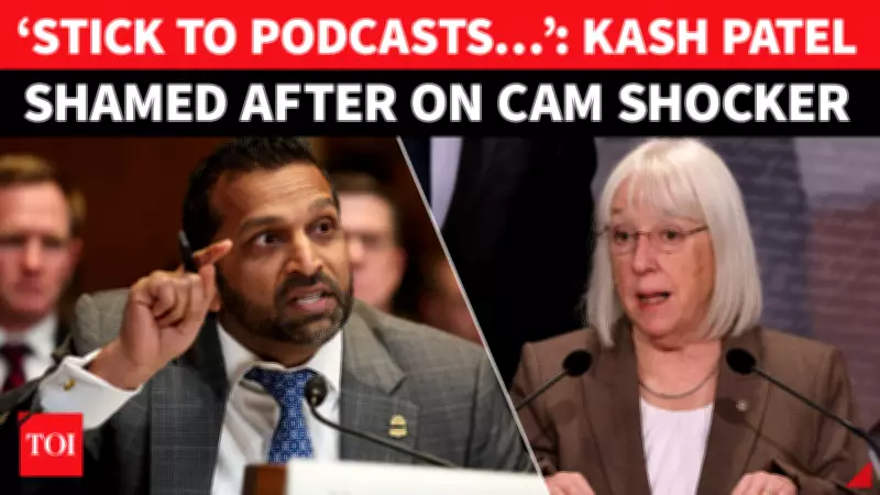 Kash Patel Told 'Stick to Podcasting' by Senator Murray in Fiery Hearing