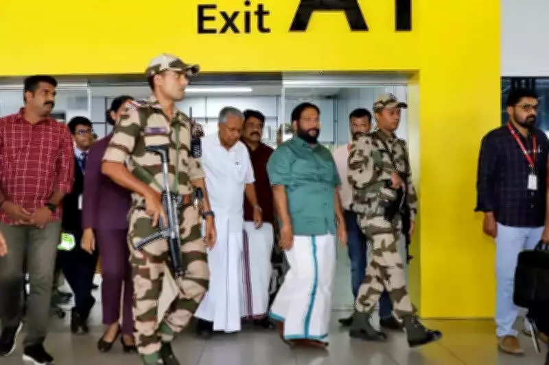 Kerala CM Pinarayi Vijayan Returns to Capital After LDF Defeat