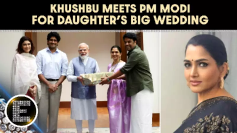 Khushbu Sundar Meets PM Modi to Personally Invite Him to Daughter's Wedding