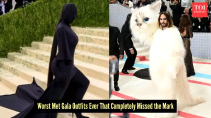 Kim Kardashian to Katy Perry: Worst Met Gala Dresses That Sparked Criticism