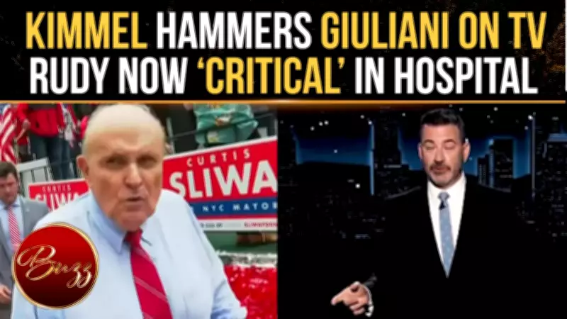 Kimmel Faces Backlash After Giuliani Roast Resurfaces Following Hospitalization