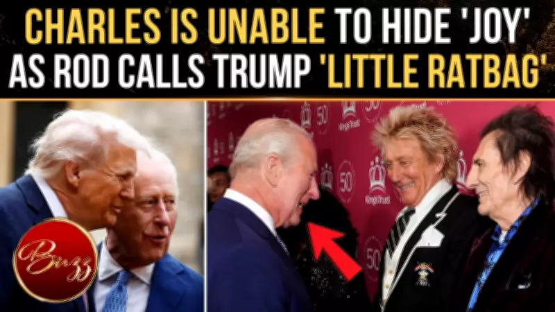 King Charles Laughs as Rod Stewart Calls Donald Trump a 'Little Ratbag'