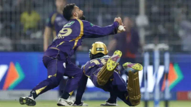 KKR's Angkrish Raghuvanshi Suffers Neck Injury in Collision vs MI