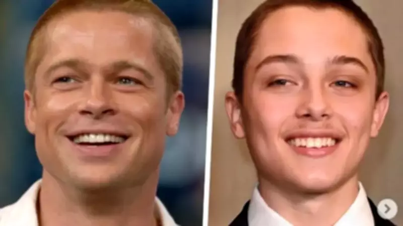 Knox Jolie-Pitt Debuts Bold Orange Hair, Channeling Angelina Jolie's Iconic 1999 Look