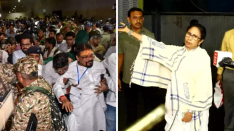 Kolkata Streets See TMC-EC Showdown Over EVM Strongroom Irregularities Ahead of Bengal Polls