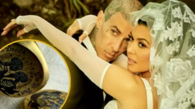 Kourtney Kardashian and Travis Barker Celebrate 4th Anniversary with Custom 'Til Death Do Us Part' Rings