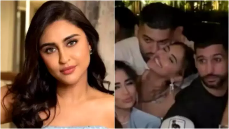 Krystle D'Souza Rumoured to Be Dating Dubai Bling Star AP After Viral Kiss Video