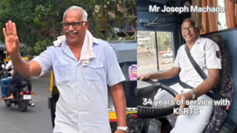 KSRTC Driver Retires After 34 Years of Service, Internet Celebrates