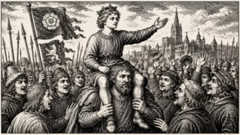 Lambert Simnel: The Poor Boy Crowned King at Age 10 in Medieval England