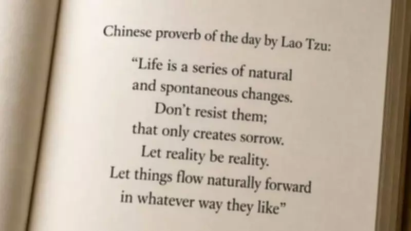 Lao Tzu's Wisdom on Embracing Change for a Peaceful Life