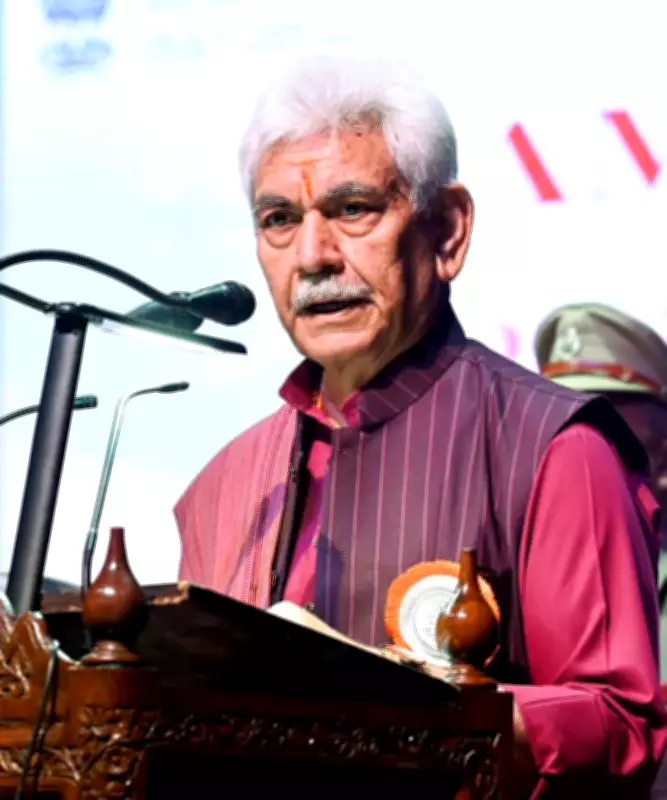 LG Sinha Calls on Athletes to Lead Anti-Drug Movement in J&K