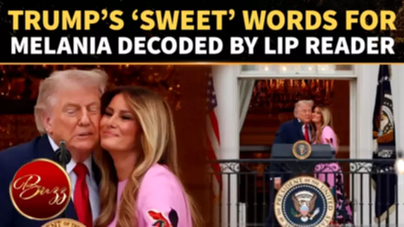Lip Reader Decodes Trump and Melania's Sweet Private Whisper After Absence Rumors