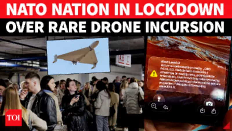 Lithuania Lockdown After Drone Strike: MPs, Residents in Bomb Shelters