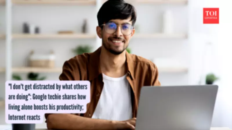 Living Alone Boosts Productivity: Google Techie's Viral Post Sparks Debate