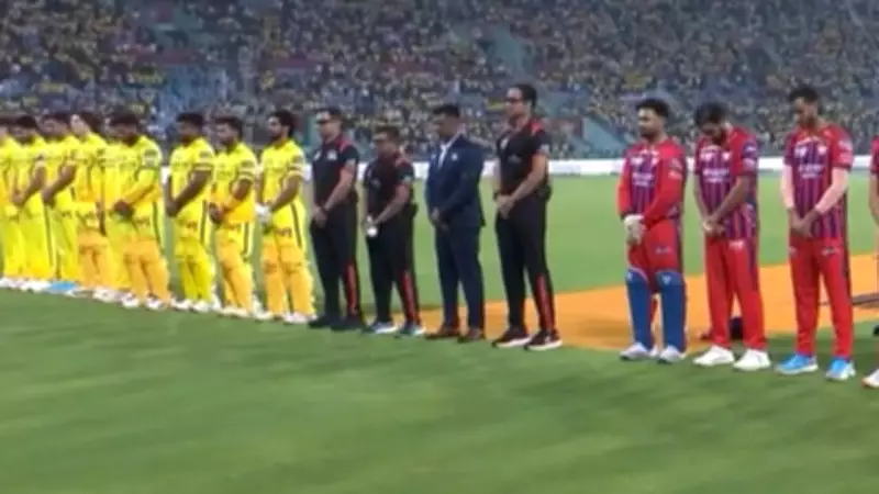 LSG vs CSK: Teams Observe Silence for UP Storm Victims