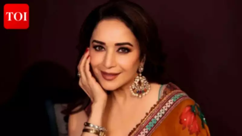 Madhuri Dixit Denies Pregnancy Rumors During Dola Re Dola Shoot
