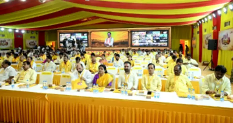 Mahanadu Grand Feast: 25 Andhra Dishes Wow TDP Delegates in Vijayawada