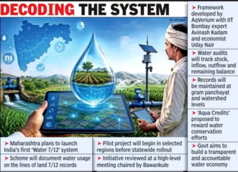Maharashtra to Launch India's First Water 7/12 System for Scientific Water Management
