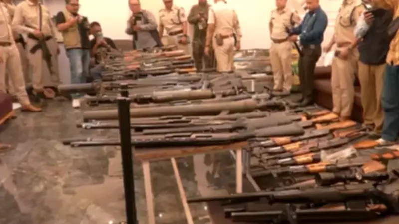 Major Arms Smuggling Bid Foiled in Manipur, 67 Weapons Recovered