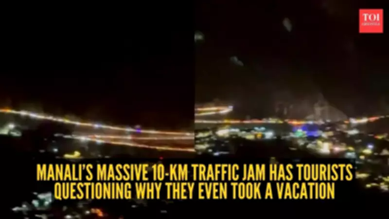 Manali traffic jam video sparks debate on overtourism in hill stations