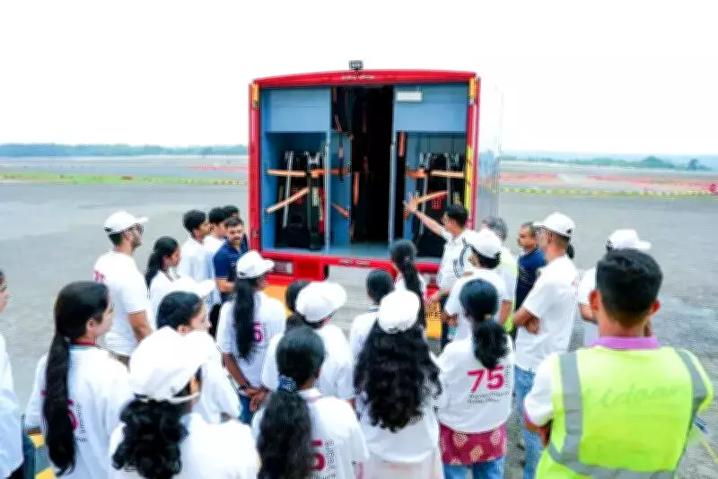 Mangaluru Airport Hosts II PUC Toppers for Exclusive Aviation Experience