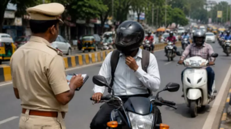 Mangaluru Police Book 1,372 Riders in Week-Long Drive Against Helmetless, Wrong-Side Driving