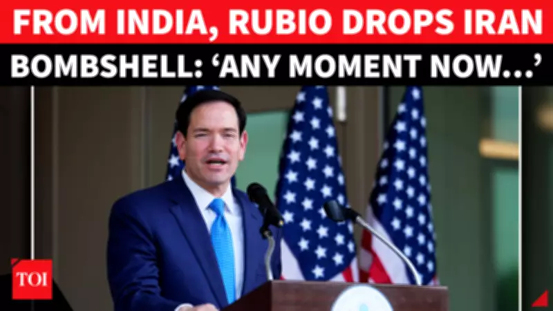 Marco Rubio Hints at Major Iran Breakthrough During High-Stakes India Visit