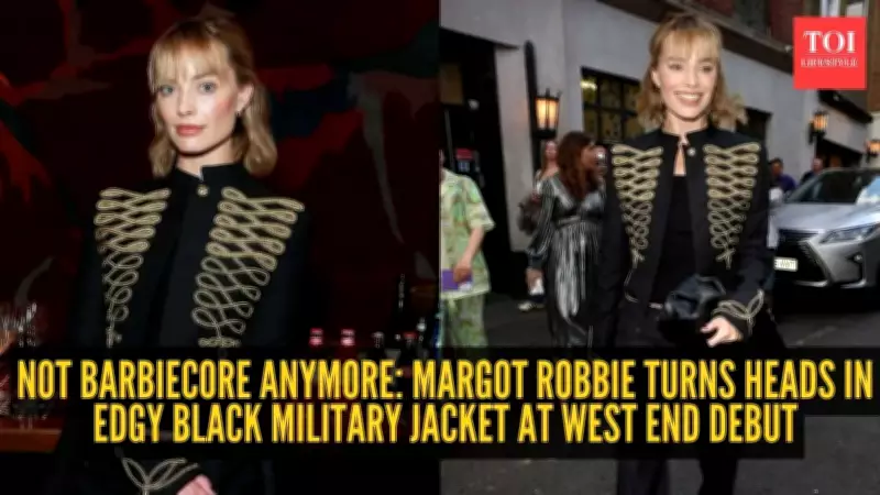 Margot Robbie Makes Theatre Producer Debut with 1536, Dons Military-Inspired Look