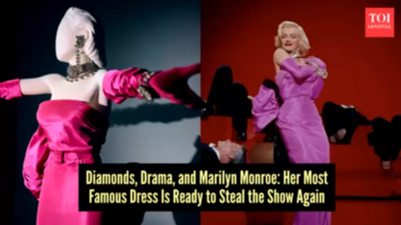 Marilyn Monroe's Iconic Pink Dress Returns to Exhibition After Decades