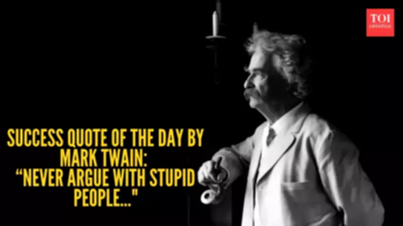 Mark Twain Quote: Never Argue with Stupid People – A Success Lesson