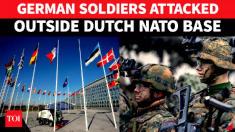 Masked Mob Attacks German Soldiers Near NATO HQ in Netherlands, Panic Ensues
