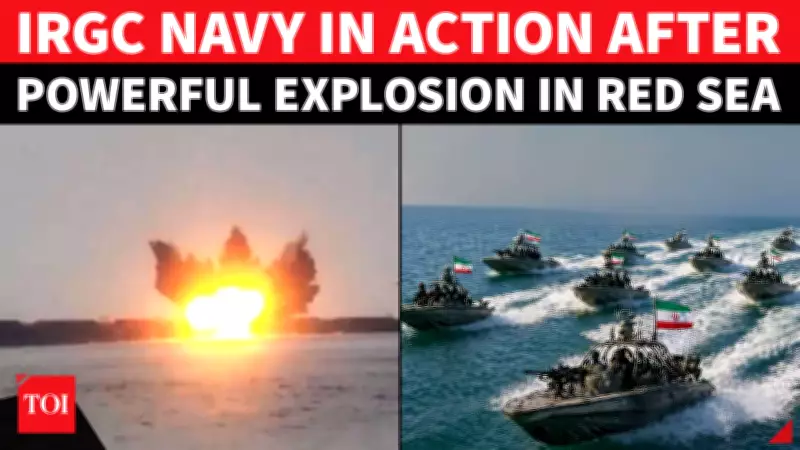 Massive Blast Near Red Sea: IRGC, Houthis React, US Navy on Alert