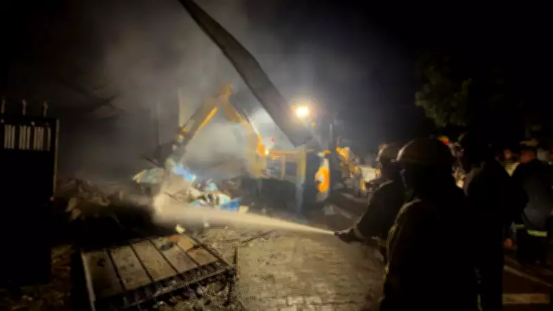 Massive Fire at Kanpur Cardboard Factory Due to Short Circuit, 6 Cylinders Explode