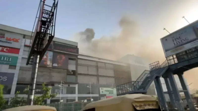 Massive Fire at Pacific Mall Cinema in Ghaziabad, No Casualties Reported
