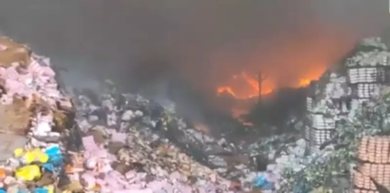 Massive Fire Breaks Out at Warehouse in Delhi, No Casualties Reported