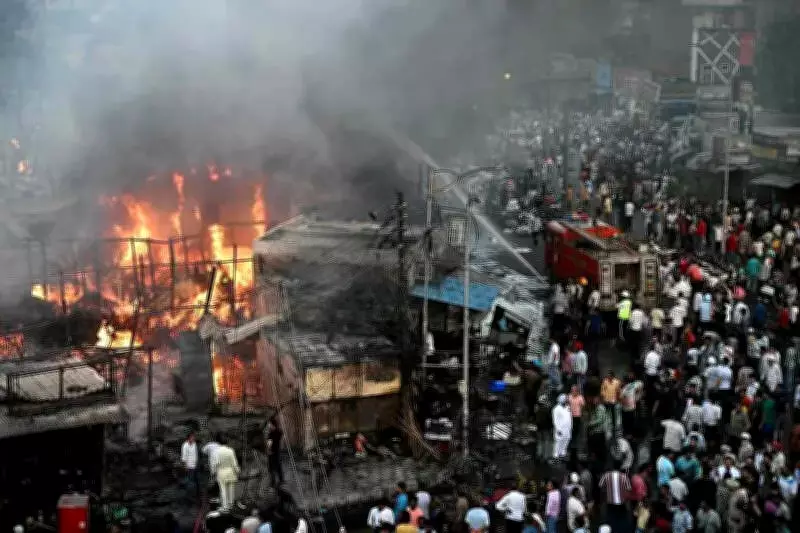Massive Fire in Amritsar Kills One, Destroys 12-13 Shops