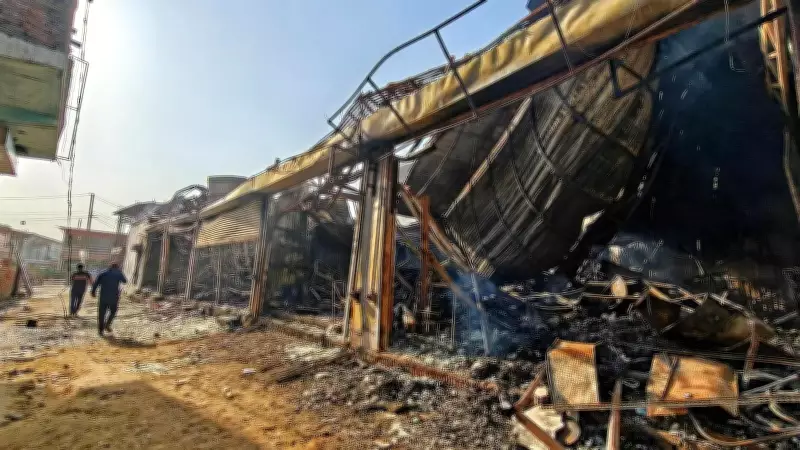 Massive Fire in Noida's Shahberi Market Destroys Eight Shops, Traders Suffer Losses