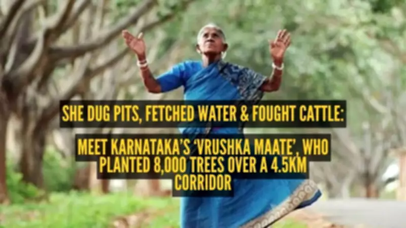 Meet Saalumarada Thimmakka, Karnataka's Mother of Trees Who Planted 8,000 Banyans