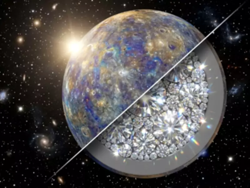 Mercury May Have a 15-Kilometer Thick Diamond Layer Beneath Its Surface
