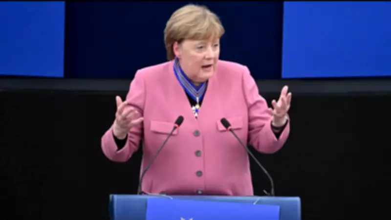 Merkel Urges Europe to Stay Course on Social Media, AI Regulation