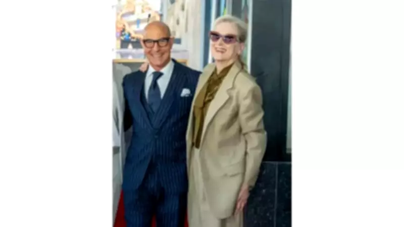 Meryl Streep Honors Stanley Tucci at Walk of Fame Ceremony