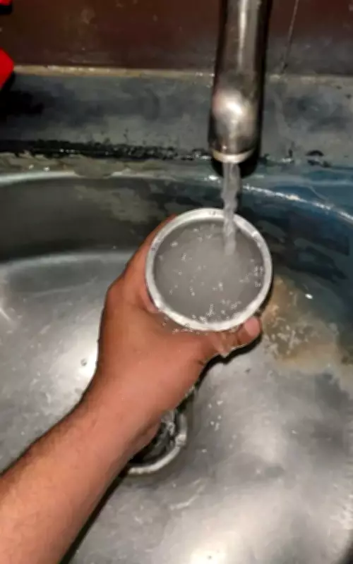 Milky White Water with Fumes in Kolhapur Taps Sparks Health Fears