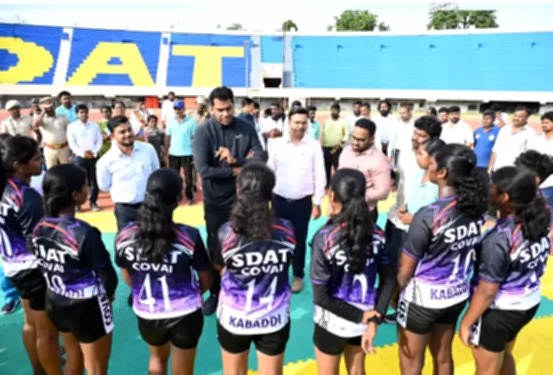 Minister Inspects Upgraded Nehru Stadium in Coimbatore, Announces New Training Programs