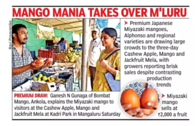 Miyazaki Mangoes Steal the Show at Three-Day Mela in Mangaluru