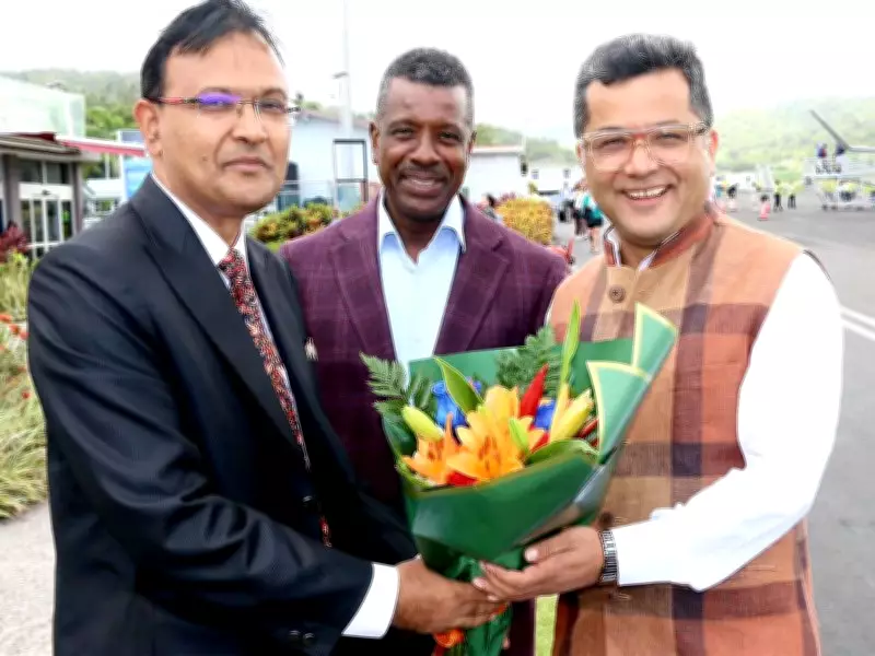 MoS Margherita Visits Dominica, Pays Tribute to Mahatma Gandhi in Belize