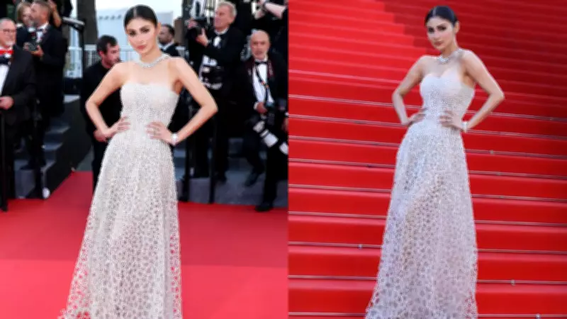 Mouni Roy Stuns in Caroline Couture Gown at Cannes Red Carpet